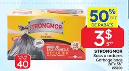 Rossy STRONGMOR Garbage bags offer