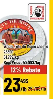 Mayrand Tête de Moine Cheese Switzerland offer