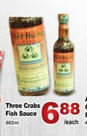 T&T Supermarket Three Crabs Fish Sauce offer