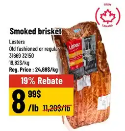 Mayrand Smoked Beef Breast Lesters offer