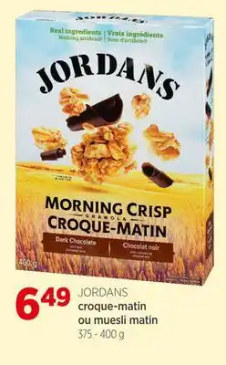 Avril croque-matin ou muesli matin offer