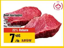Mayrand Inside Round Beef Tournedos AA Canada offer