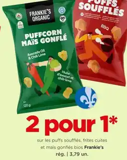 Avril Puffs soufflés, frites cuites et maïs gonflés bios offer