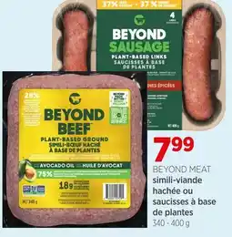 Avril simili-viande hachée ou saucisses à base de plantes offer