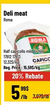 Mayrand Roma Mild Flat Half Capicollo offer