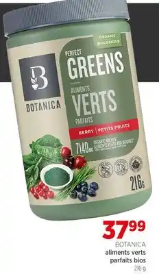 Avril Aliments verts parfaits bios offer