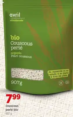 Avril couscous perlé bio offer