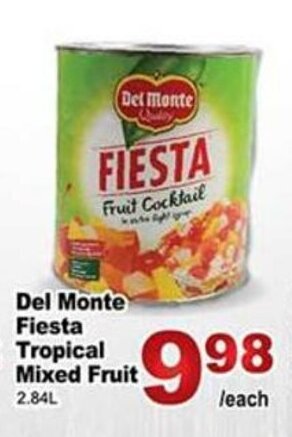 T&T Supermarket Del Monte Fiesta Tropical Mixed Fruit offer