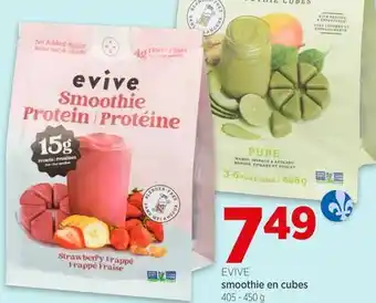 Avril smoothie en cubes offer