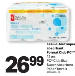 L'Intermarché ESSUIE-TOUT SUPER ABSORBANT FORMAT CLUB, 121 UN offer