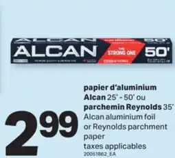 L'Intermarché PAPIER D'ALUMINIUM, 25'-50' OU PARCHEMIN, 35' offer