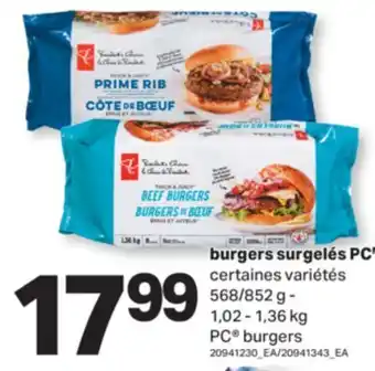 L'Intermarché BURGERS SURGELÉS, 1,02-1,36 KG offer