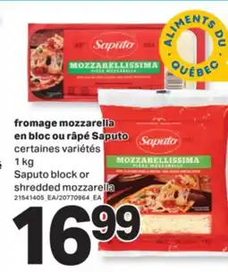 L'Intermarché FROMAGE MOZZARELLA EN BLOC OU RÂPÉ, 1 KG offer