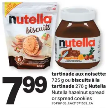 L'Intermarché TARTINADE AUX NOISETTES, 725 G OU BISCUITS À LA TARTINADE, 276 G offer
