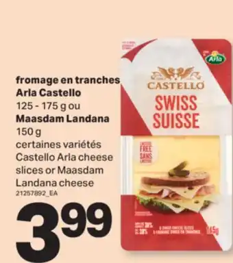 L'Intermarché FROMAGE EN TRANCHES, 125 - 175 G OU MAASDAM LANDANA, 150 G offer