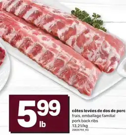 L'Intermarché CÔTES LEVÉES DE DOS DE PORC offer