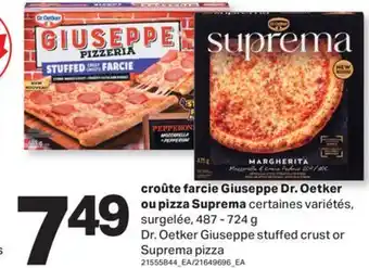 L'Intermarché CROÛTE FARCIE GIUSEPPE OU PIZZA SUPREMA, 487 - 724 g offer