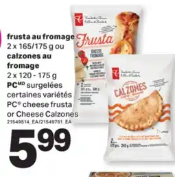L'Intermarché FRUSTA AU FROMAGE, 2 X 165/175 G OU CALZONES AU FROMAGE, 2 X 120 - 175 G offer