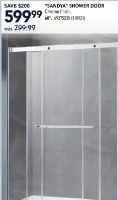 RONA SANDYA SHOWER DOOR 60 offer
