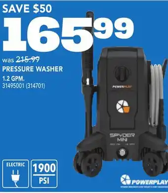 RONA PRESSURE WASHER offer