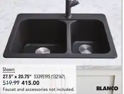 RONA 27.5 x 20.75 Blanco Kitchen Sinks offer