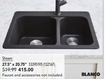 RONA 27.5 x 20.75 Blanco Kitchen Sinks offer