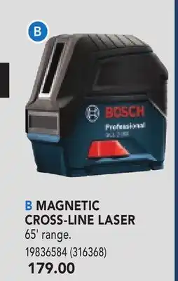 RONA BOSCH MAGNETIC CROSS-LINE LASER offer