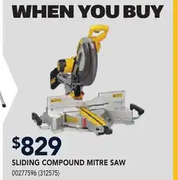 RONA SLIDING COMPOUND MITRE SAW offer