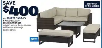 RONA 4-PIECE PALMAY CONVERSATION SET offer