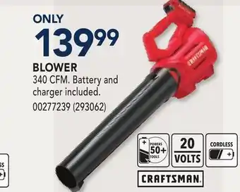 RONA CRAFTSMAN BLOWER offer