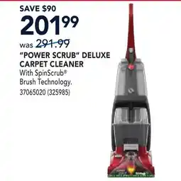 RONA POWER SCRUB DELUXE CARPET CLEANER offer