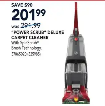 RONA POWER SCRUB DELUXE CARPET CLEANER offer