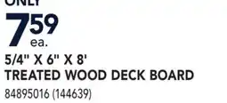 RONA 5/4 X 6 X 8' TREATED WOOD DECK BOARD offer