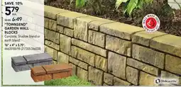 RONA TOWNSEND GARDEN WALL BLOCKS 16 x 4 x 5.75 offer
