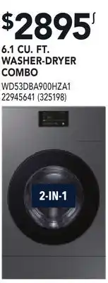 RONA 6.1 CU. FT. WASHER-DRYER COMBO offer