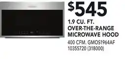 RONA FRIGIDAIRE GALLERY 1.9 CU. FT. OVER-THE-RANGE MICROWAVE HOOD offer