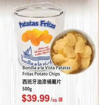 T&T Supermarket Bonilla a La Vista Patatas Fritas Potato Chips offer