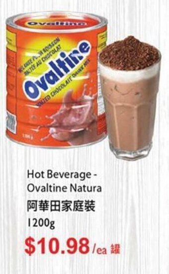 T&T Supermarket Hot Beverage-Ovaltine Natura offer