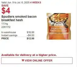 Costco Spudlers smoked bacon breakfast hash offer