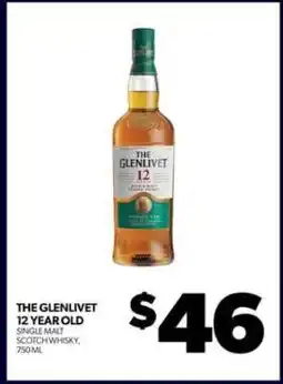 Real Canadian Liquorstore The Glenlivet 12 Year Old offer