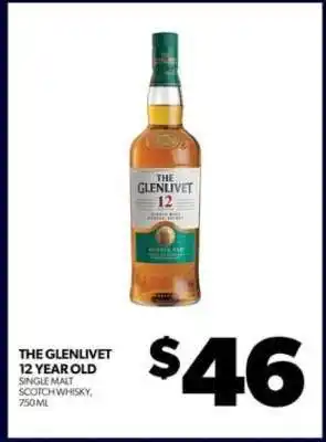 Real Canadian Liquorstore The Glenlivet 12 Year Old offer