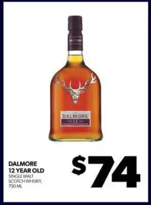 Real Canadian Liquorstore Dalmore 12 Year Old offer