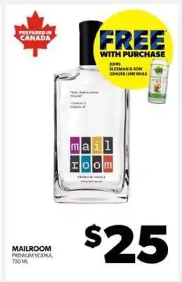 Real Canadian Liquorstore MAILROOM Premium Vodka offer