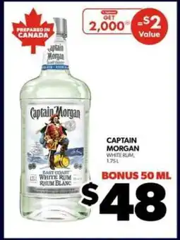 Real Canadian Liquorstore Captain Morgan White Rum offer