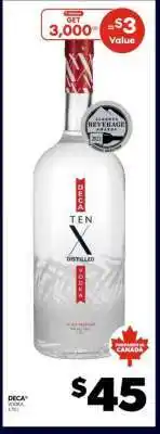 Real Canadian Liquorstore DECA Vodka offer