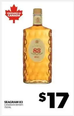 Real Canadian Liquorstore SEAGRAM 83 offer