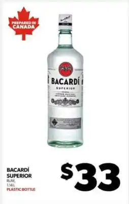 Real Canadian Liquorstore Bacardí Superior offer