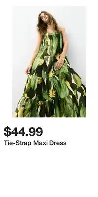 H&M Tie-Strap Maxi Dress offer