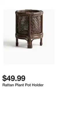 H&M Rattan Plant Pot Holder offer