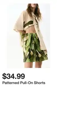 H&M Patterned Pull-On Shorts offer